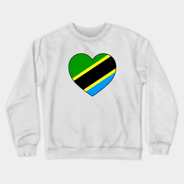 Heart - Tanzania Crewneck Sweatshirt by Tridaak